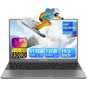 Portátil TECLAST F16plus 15,6" con 12GB de RAM y 512GB de SSD, Celeron N4120 hasta 2,6 GHz, WiFi de Doble Banda, Pantalla 1920x1080, Batería de 5000mAh, BT4.2, Soporte de Memoria