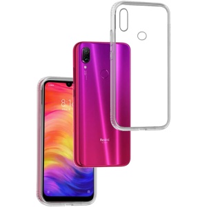 Protector de Silicona TPU Transparente Ultra Delgado 0,33mm para XIAOMI REDMI Note 7 - REDMI Note 7 Pro, Alta Resistencia y Flexibilidad