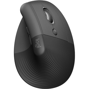 Ratón Ergonómico Vertical Logitech Lift, Inalámbrico con Bluetooth o receptor Logi Bolt USB, clics Silenciosos, 4 botones, compatible con Windows/macOS/iPadOS, portátil, PC -...