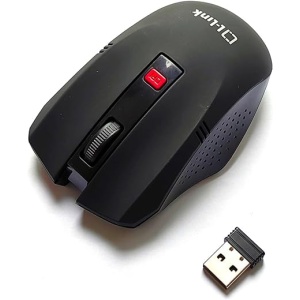 Ratón inalámbrico para PC L-LINK | Ratón óptico gaming | Ratón ergonómico para PC | Sensor preciso | Compatible con diestros y zurdos | Conexión USB 2.0 | Navegación precisa...