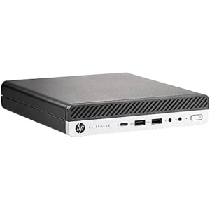 Reacondicionado HP Ultra Mini PC 800 G3 DM Intel i5-6500T con 16GB de RAM, Disco de 250GB, Windows 10, y WiFi