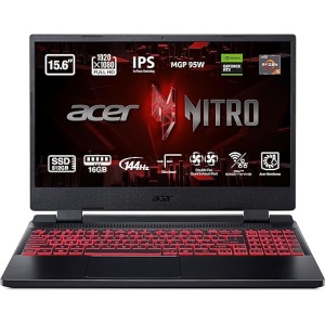 Acer Nitro 5 AN515-47 - Laptop Gaming 15.6" Full HD IPS 144Hz (AMD Ryzen 7-7735HS, 16GB RAM, 512GB SSD, NVIDIA RTX 3050Ti, Sin Sistema...