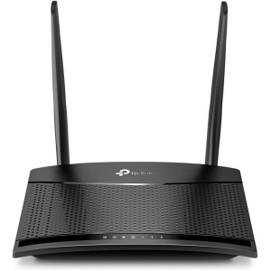 Router TP-Link TL-MR100, 4G LTE (Cat 4), Router 3G/4G con una velocidad de hasta 300Mpbs, compatible con MicroSim, con puerto Ethernet LAN / WAN, antena desmontable y función...