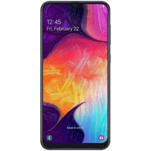 Samsung Galaxy A50 128GB - Negro - Desbloqueado (Renovado)