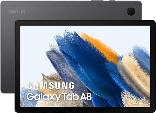 SAMSUNG Galaxy Tab A8 - Tablet de 10.5 pulgadas (4GB de RAM, 128GB de almacenamiento, conexión Wifi, Android 12) color gris - Versión española