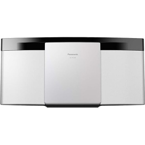 Sistema de audio doméstico Panasonic SC-HC200EG-W, Microcadena Compacta de 20W con Bluetooth, FM, Amplificador Digital de Dos Canales, Sonido Hi-Fi Nítido