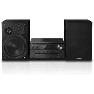 Sistema de audio Panasonic SC-PMX94 para el hogar en color negro con 120 W - Microcadena (Bluetooth, 3 vías, 10%)