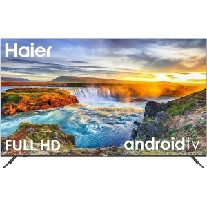 Smart TV Haier Direct LED Full HD H32K702FG - 32" con HDR, Dolby Audio y Android 11. Incluye control remoto inteligente, Google Assistant y conexión Bluetooth 5.1. Equipado con...
