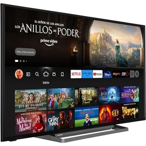 Smart TV TOSHIBA 43UF3D63DA Fire TV de 43 pulgadas (4K Ultra HD, HDR10, Prime Video, Netflix, control de voz Alexa, baja latencia para Gaming, Bluetooth, USB, sonido Onkyo,...