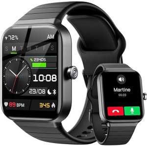 Smartwatch para Hombre con Llamadas y Voz de Alexa, Smartwatch Deportivo para Mujer con 100+ Modos Deportivos, Pulsera de Actividad con Pulsómetro/Monitor de Ritmo Cardíaco,...