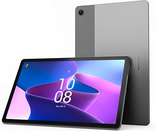 Tableta Lenovo Tab M10 Plus (3ra generación) - Pantalla de 10.61" 2K (MediaTek Helio G80, 4 GB de RAM, 128 GB de almacenamiento ampliable hasta 1 TB, 4 altavoces, Wifi +...