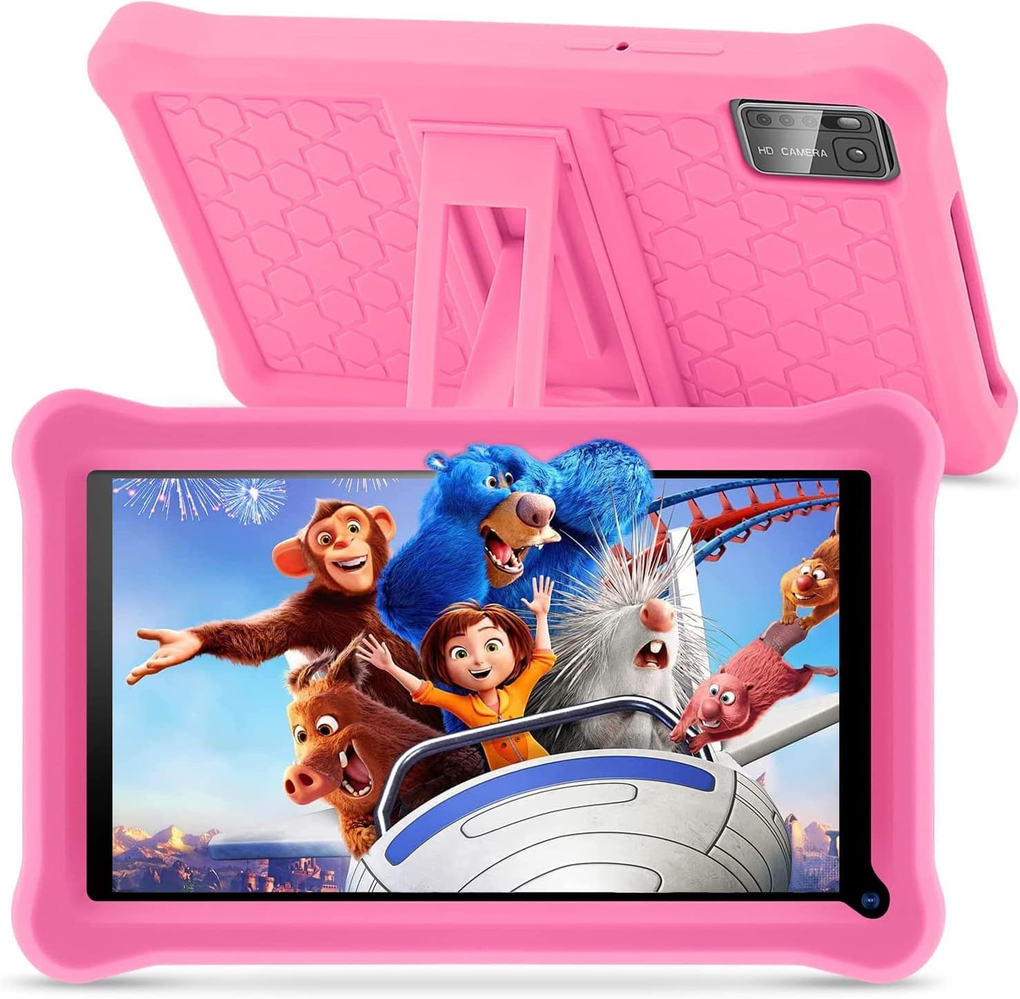 Tableta SANNUO para Niños de 7 Pulgadas con Android 11, 3GB de RAM y 32GB de ROM (expandibles con TF 128GB), Certificación Google GMS, Pantalla HD IPS, Doble Cámara, Bluetooth,...