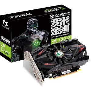 Tarjeta gráfica de vídeo MAXSUN GEFORCE GT 1030 4GB GDDR4 con diseño Mini ITX, HDMI, DVI-D y sistema de enfriamiento de un solo ventilador
