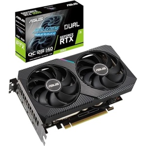 Tarjeta gráfica Gaming ASUS Dual NVIDIA GeForce RTX 3060 V2 OC Edition (PCIe 4.0, 12 GB GDDR6, HDMI 2.1, DisplayPort 1.4a, 2 Ranuras, Ventiladores Axial-Tech, Blanco)