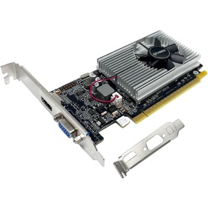 Tarjeta Gráfica QTHREE Geforce GT 210 1G D3 de 64 bits, 1x HDMI, 1x VGA, Tarjeta Grafica de Perfil Bajo para Mini PC, PCI Express x16, DirectX 10