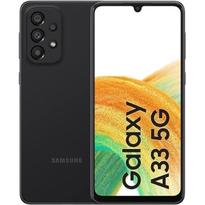 Teléfono inteligente SAMSUNG Galaxy A33 5G desbloqueado, con sistema operativo Android, pantalla Infinity-U FHD+ Super AMOLED de 6,4 pulgadas, 6GB de RAM y memoria interna...