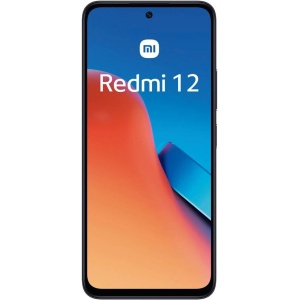 Teléfono inteligente Xiaomi Redmi 12 con NFC, 8GB de RAM, 256GB de almacenamiento, pantalla de 6.79 pulgadas, color Negro Medianoche