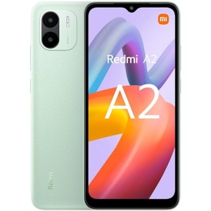 Teléfono Inteligente Xiaomi Redmi A2 con 2GB de RAM, 32GB de almacenamiento, pantalla de 6.52 pulgadas en color Verde Claro