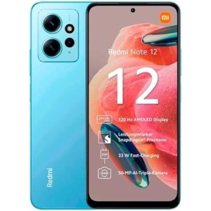 Teléfono inteligente Xiaomi Redmi Note 12 con NFC 4GB/128GB/6.67"/Azul Hielo