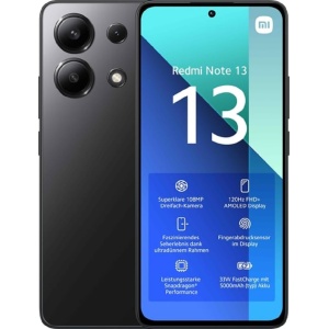 Teléfono inteligente Xiaomi Redmi Note 13 4G - 6+128GB, Dimensity 6080, Pantalla G-OLED FHD+ AMOLED de 6.67", 120Hz, Cámara de 108MP, Batería de 5000mAh, Carga de 33W, Color...