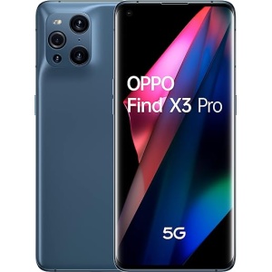Teléfono Móvil OPPO Find X3 Pro 5G Libre - 12GB+256GB, Cámara de 50+50+13+3 MP, Smartphone Android, Batería de 4500mAh, Carga Rápida 65W, Dual SIM - Color Azul