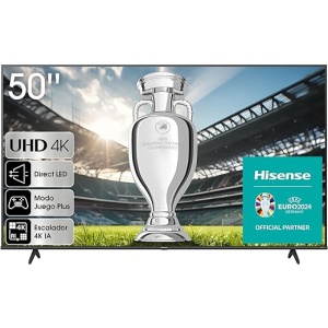 Televisor Inteligente Hisense 50A6K - UHD 4K, 50 pulgadas, con Dolby Vision, Modo Juego Plus, DTS Virtual X y control de voz (2023)
