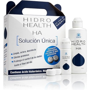 Título reexpresado: "Conjunto de Maleta Hidro Health HA - Solución Única con Ácido Hialurónico 2 x 360 ml + Kit de Viaje 60 ml + Portalentes Antimicrobiano