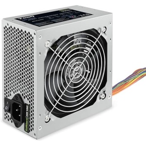 Tooq TQEP-500SSE - Fuente de Alimentación EcoPower II de 500W con PFC Activo y Ventilador Silencioso de 120mm con Control Automático de Velocidad, (ATX 12V V1.3, Certificación...