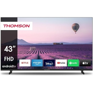 TV inteligente THOMSON 43 pulgadas (109 cm) Full HD LED Smart Android (WLAN, HDR, Triple Tuner DVB-C/S2/T2, Netflix, Youtube, Prime Video, Disney+) – 43FA2S13-2023