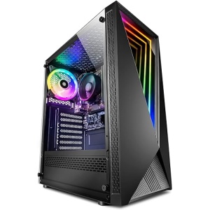 Vibox I-23 PC Gamer: Procesador AMD Ryzen 3200G de cuatro núcleos a 4GHz, Gráficos Radeon Vega 8, 16GB de RAM, 1TB de SSD, Windows 11 y WiFi incorporado