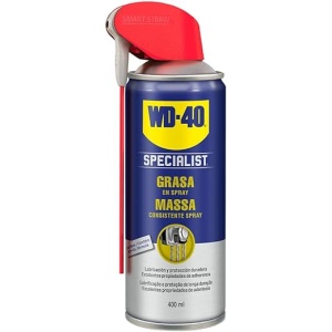 WD-40 Specialist Spray Grasa, Fórmula anti goteo de larga duración para lubricar mecanismos con propiedades de adhesión, 400 ml