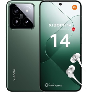 Xiaomi 14 - Teléfono móvil con 12+512 GB, Cámara Leica Summilux, Procesador Snapdragon 8 Gen 3, Pantalla AMOLED de 6.36'' a 120Hz, Carga HyperCharge de 90W, en color Verde...