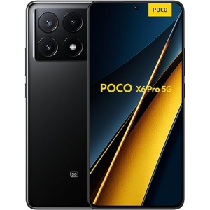 XIAOMI POCO X6 Pro 5G - Teléfono inteligente, 12+512GB 6.67" Pantalla AMOLED FHD+ Flow de 120Hz, MediaTek Dimensity 8300-Ultra, Cámara triple AI de 64MP, 5000mAh, NFC, Negro