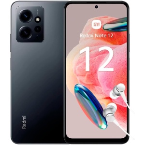 XIAOMI Redmi Note 12 - Smartphone 4GB RAM 128GB ROM Pantalla AMOLED 6.67'' FHD+ Snapdragon 685, Cámara Profesional 50MP, Batería 5000mAh, Color Gris Onyx [Versión Global]