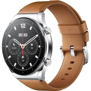 XIAOMI Watch S1 Plata + Cable USB-C Blanco de 1 m, Pantalla AMOLED HD de 1,43 pulgadas, compatible con 19 Modos de Entrenamiento Profesionales, con NFC Integrado, Resistente al...